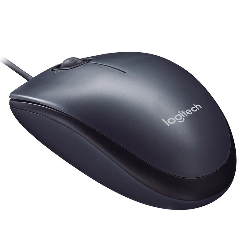 罗技（Logitech）M90 有线鼠标 黑色
